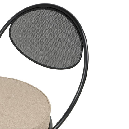 Copacabana Outdoor Lounge Chair - Lorkey 41, Black Semi Matte Base