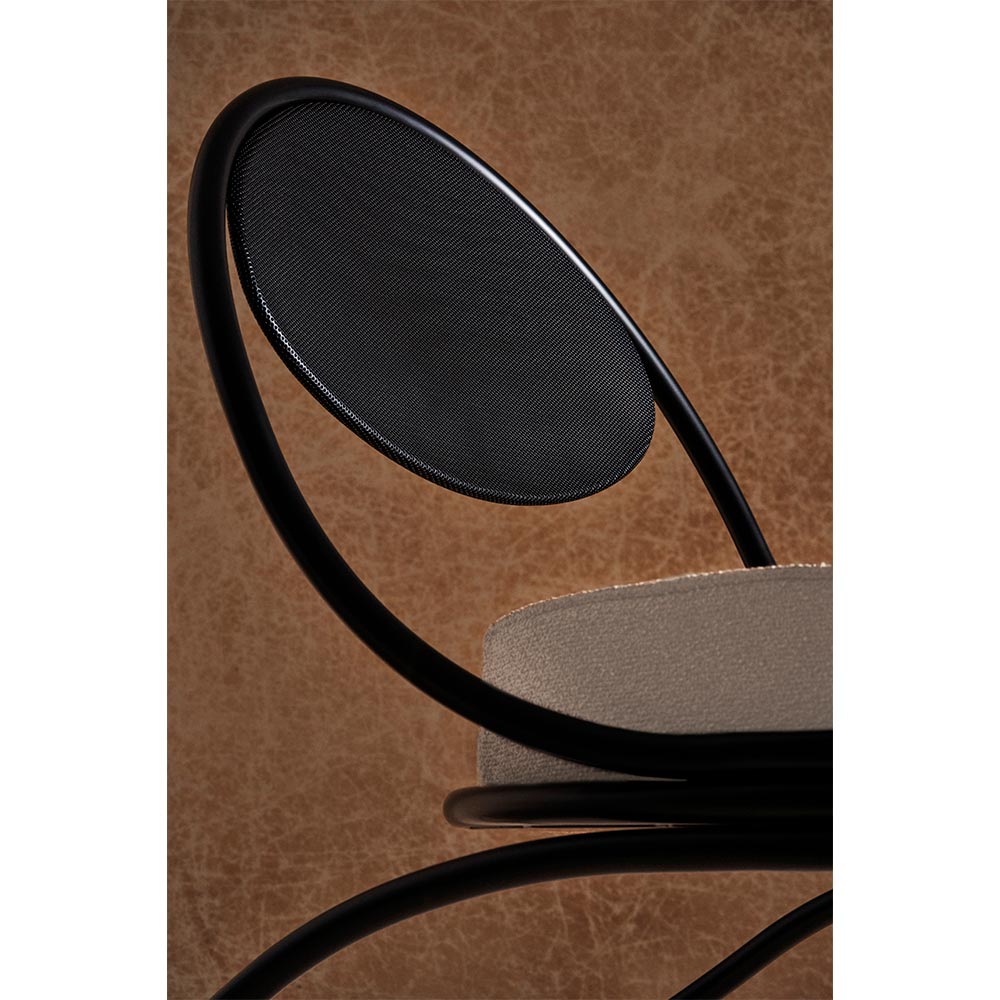 Copacabana Outdoor Lounge Chair - Lorkey 41, Black Semi Matte Base