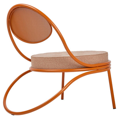 Copacabana Outdoor Lounge Chair - Lorkey 44, International Orange Base