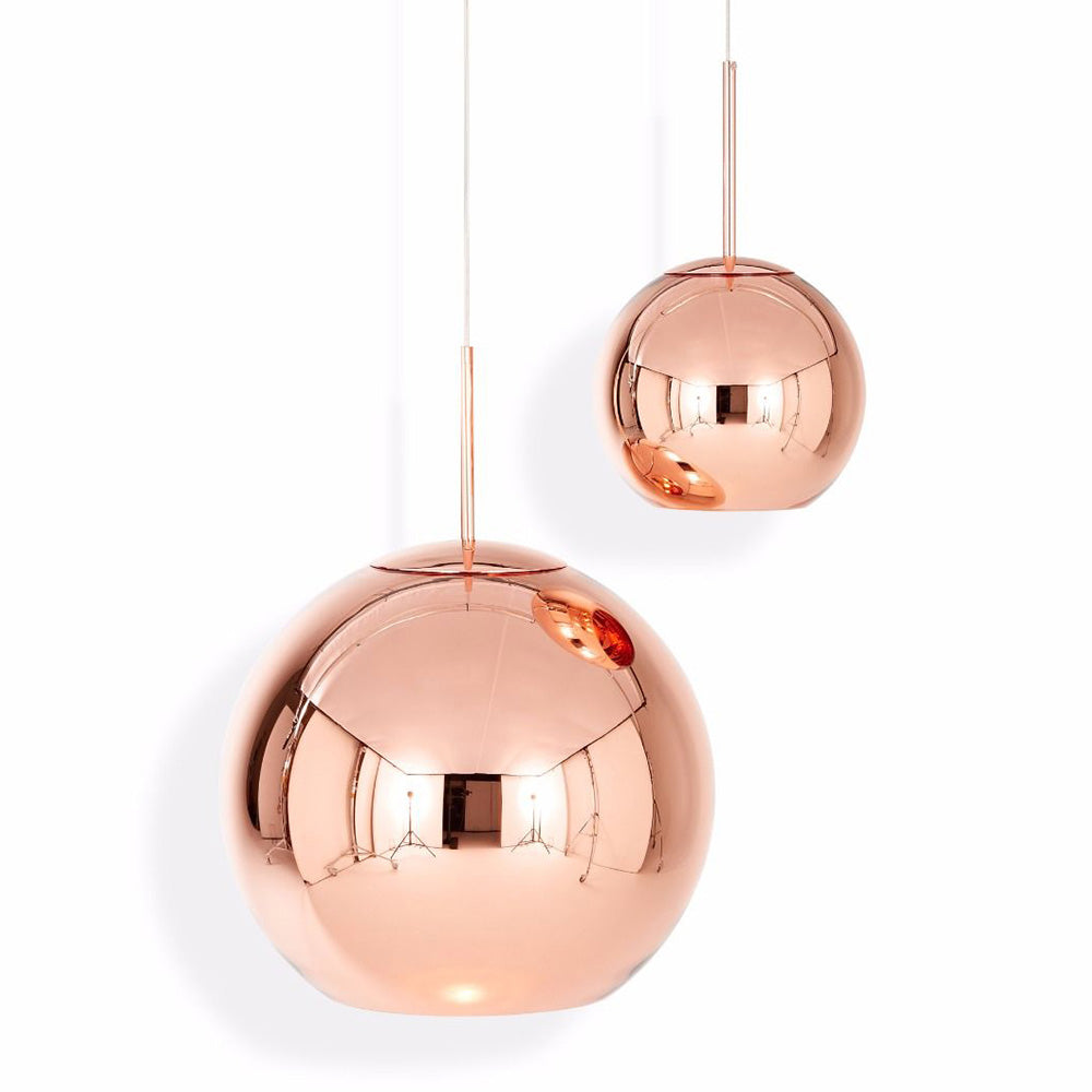 Copper Round Pendant - Copper