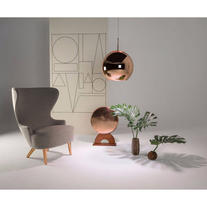 Copper Round Pendant - Copper