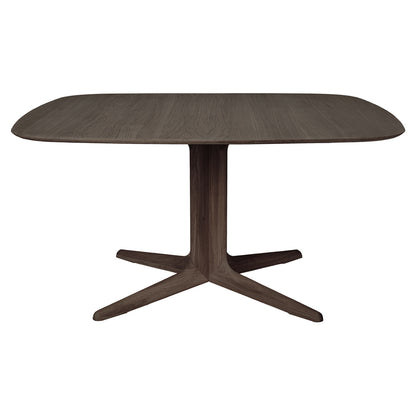 Corto Square Dining Table - Brown Oak