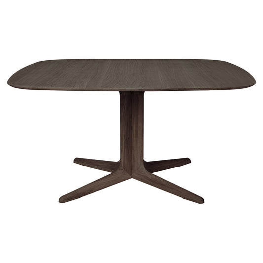 Corto Square Dining Table - Brown Oak