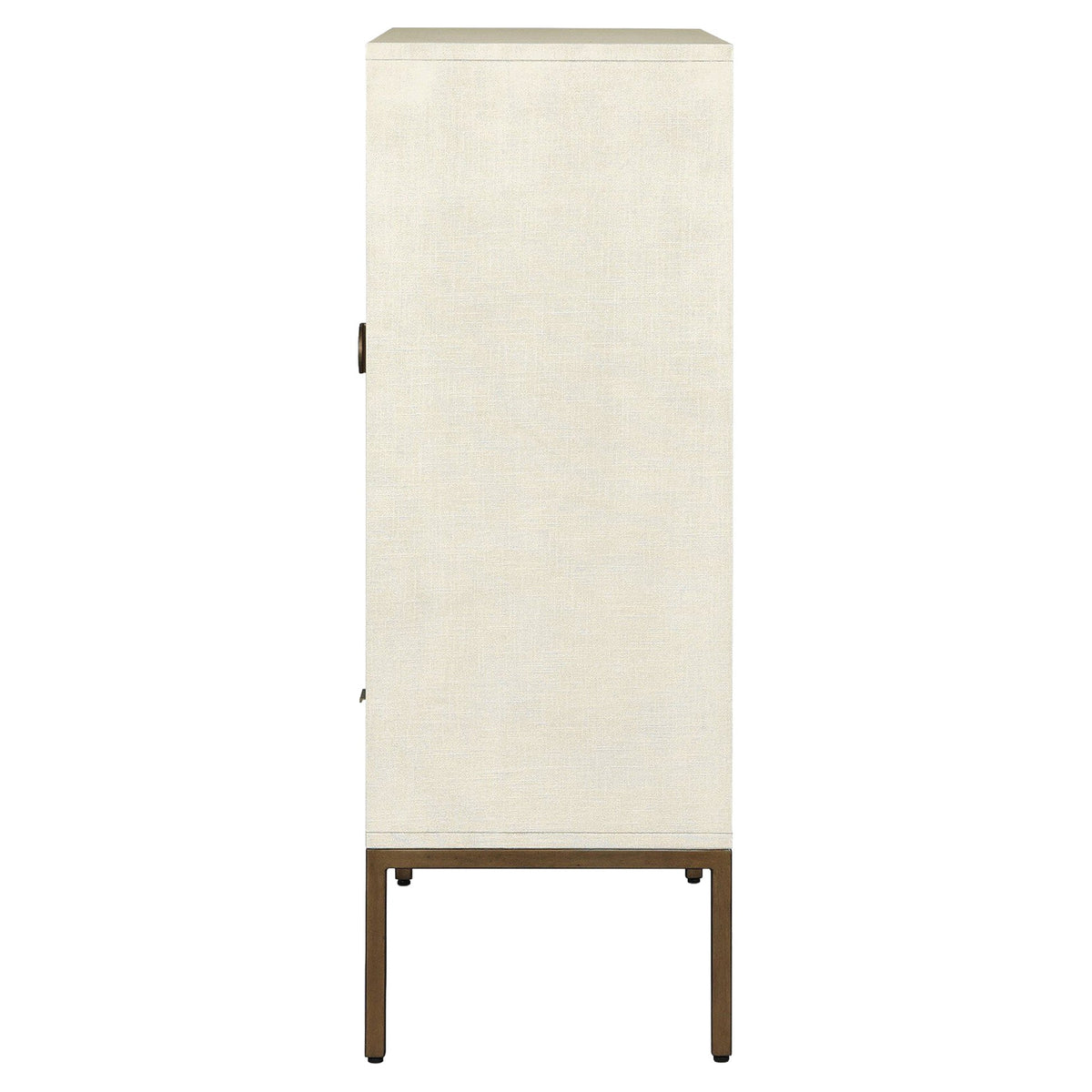 Cressida Bar Cabinet - Ivory Painted Linen