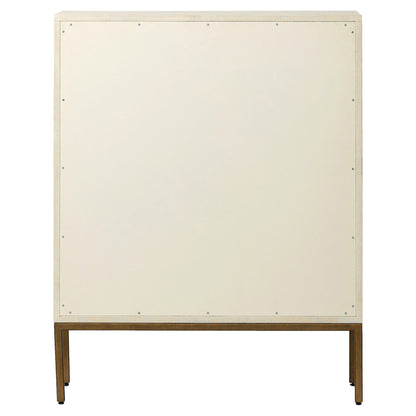 Cressida Bar Cabinet - Ivory Painted Linen