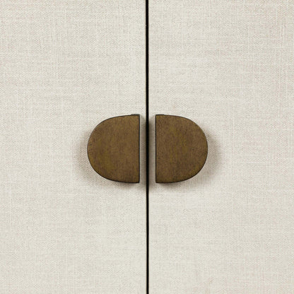 Cressida Bar Cabinet - Ivory Painted Linen