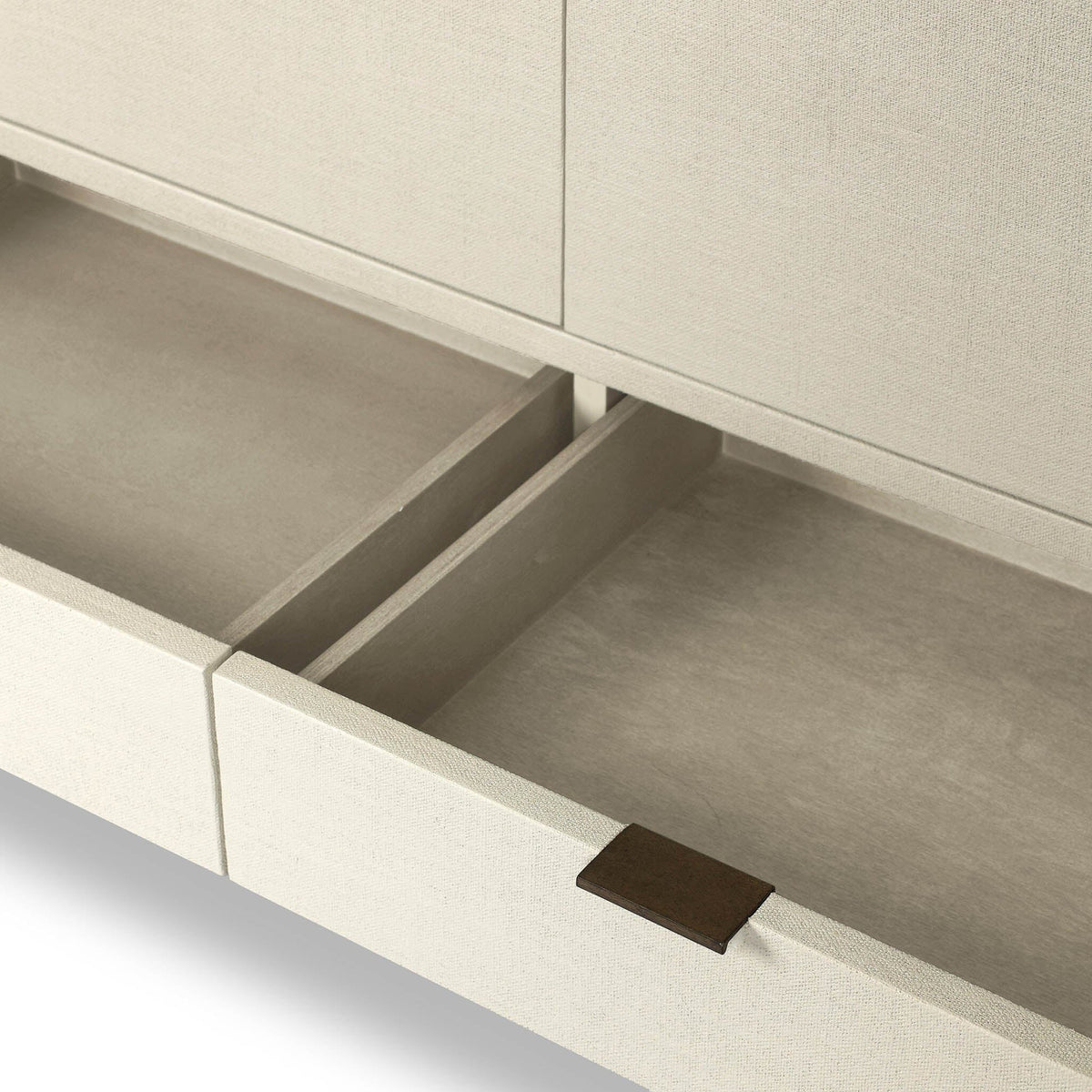 Cressida Bar Cabinet - Ivory Painted Linen