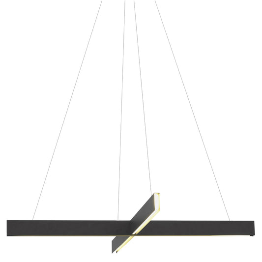 Cross Pendant - Black