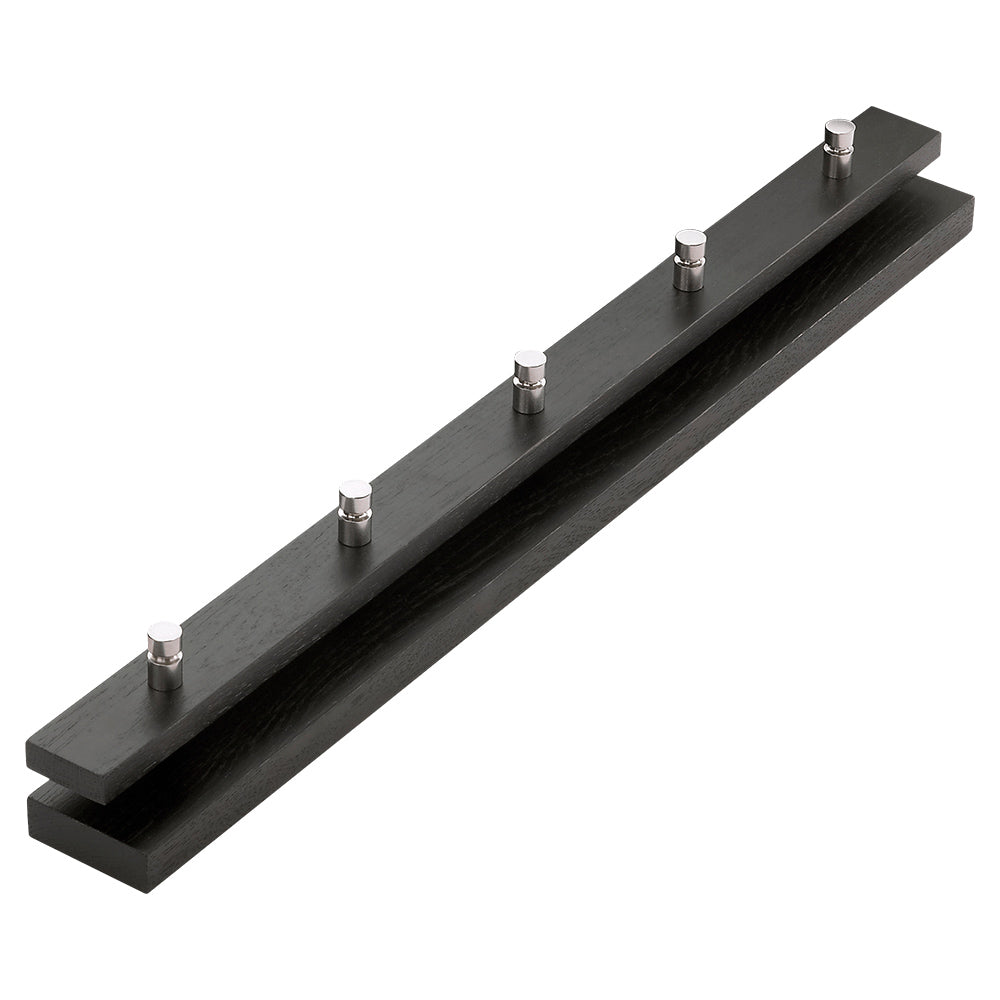 Cutter Coat Rack 28.3" - Black Colored Oak