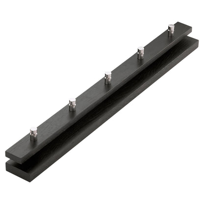 Cutter Coat Rack 28.3" - Black Colored Oak