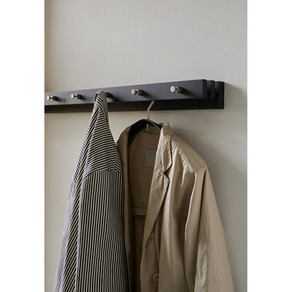 Cutter Coat Rack 28.3" - Black Colored Oak