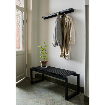 Cutter Coat Rack 39.4" - Black Colored Oak