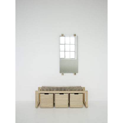 Cutter Mirror - Black Oak