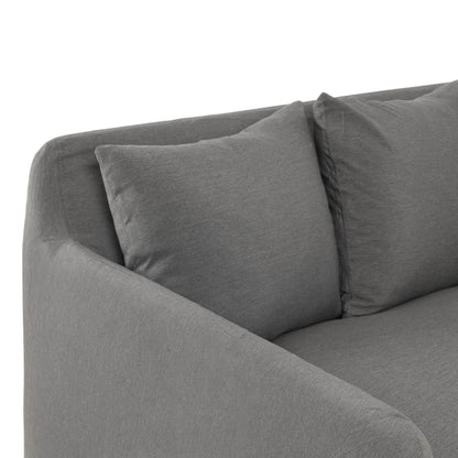 Dade Outdoor Slipcover Sofa - Venao Charcoal