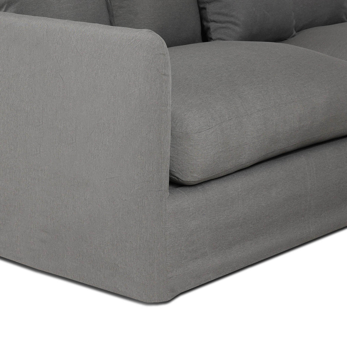 Dade Outdoor Slipcover Sofa - Venao Charcoal