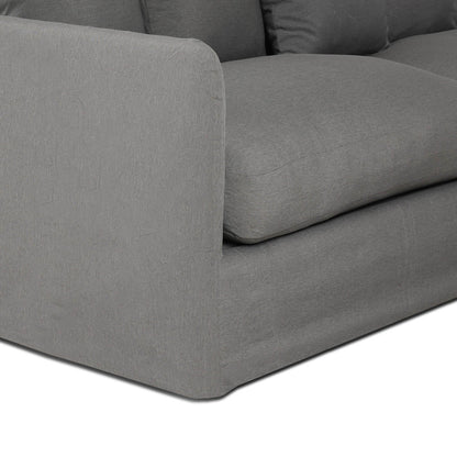 Dade Outdoor Slipcover Sofa - Venao Charcoal