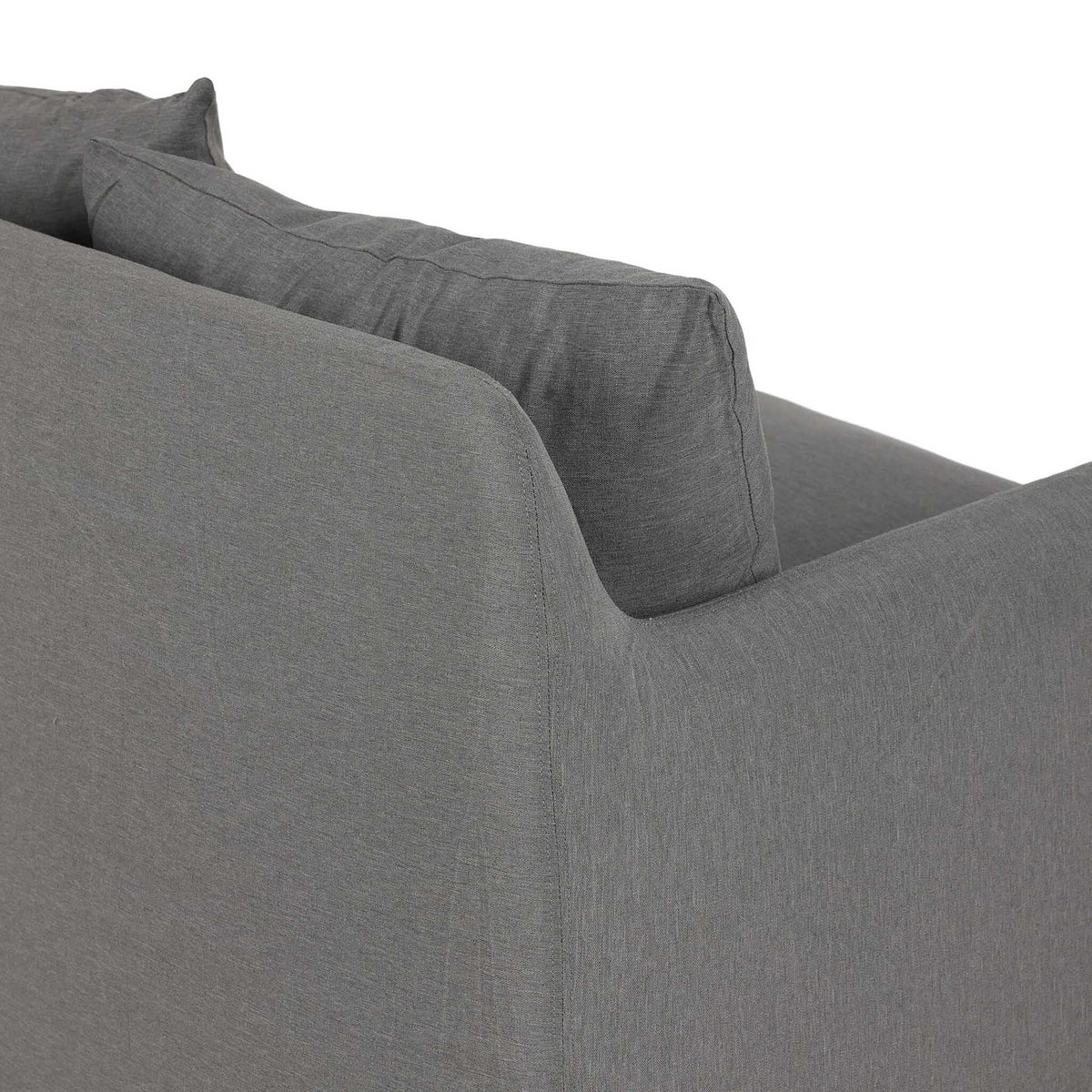 Dade Outdoor Slipcover Sofa - Venao Charcoal