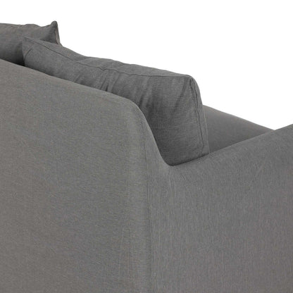Dade Outdoor Slipcover Sofa - Venao Charcoal