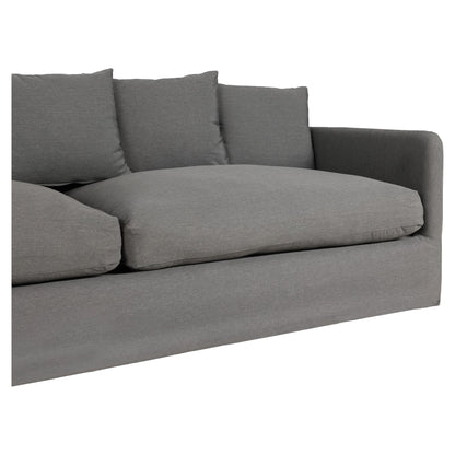 Dade Outdoor Slipcover Sofa - Venao Charcoal