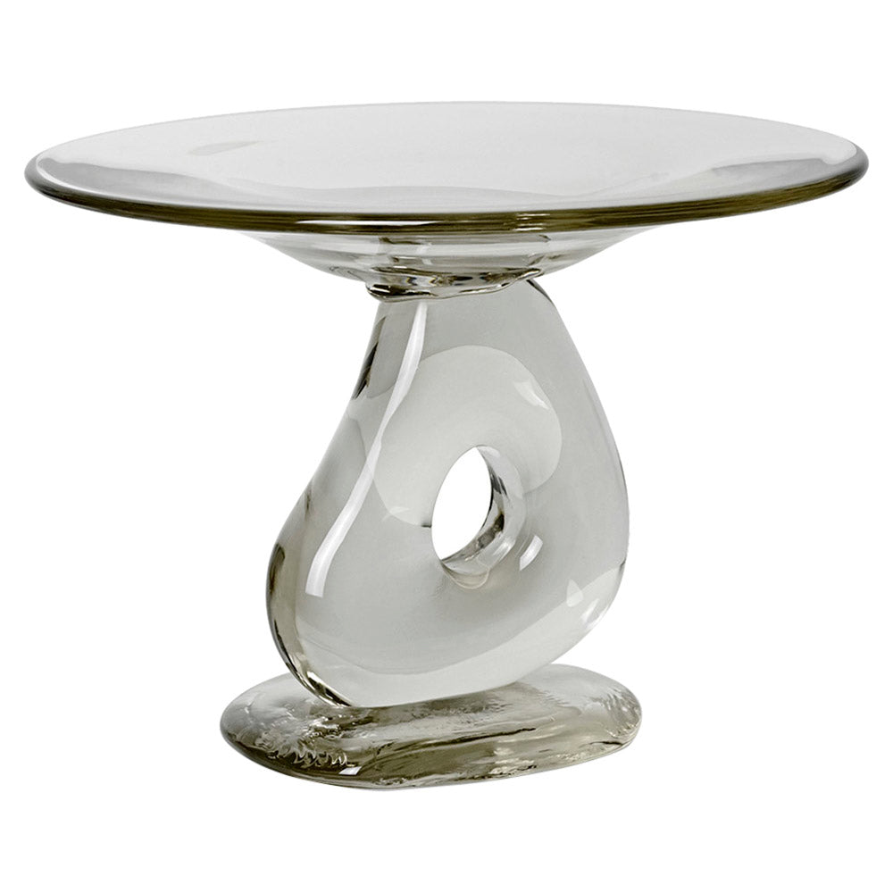 Damo Glass Centerpiece - Clear, Large