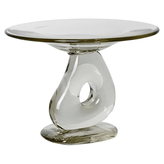 Damo Glass Centerpiece - Clear, Large