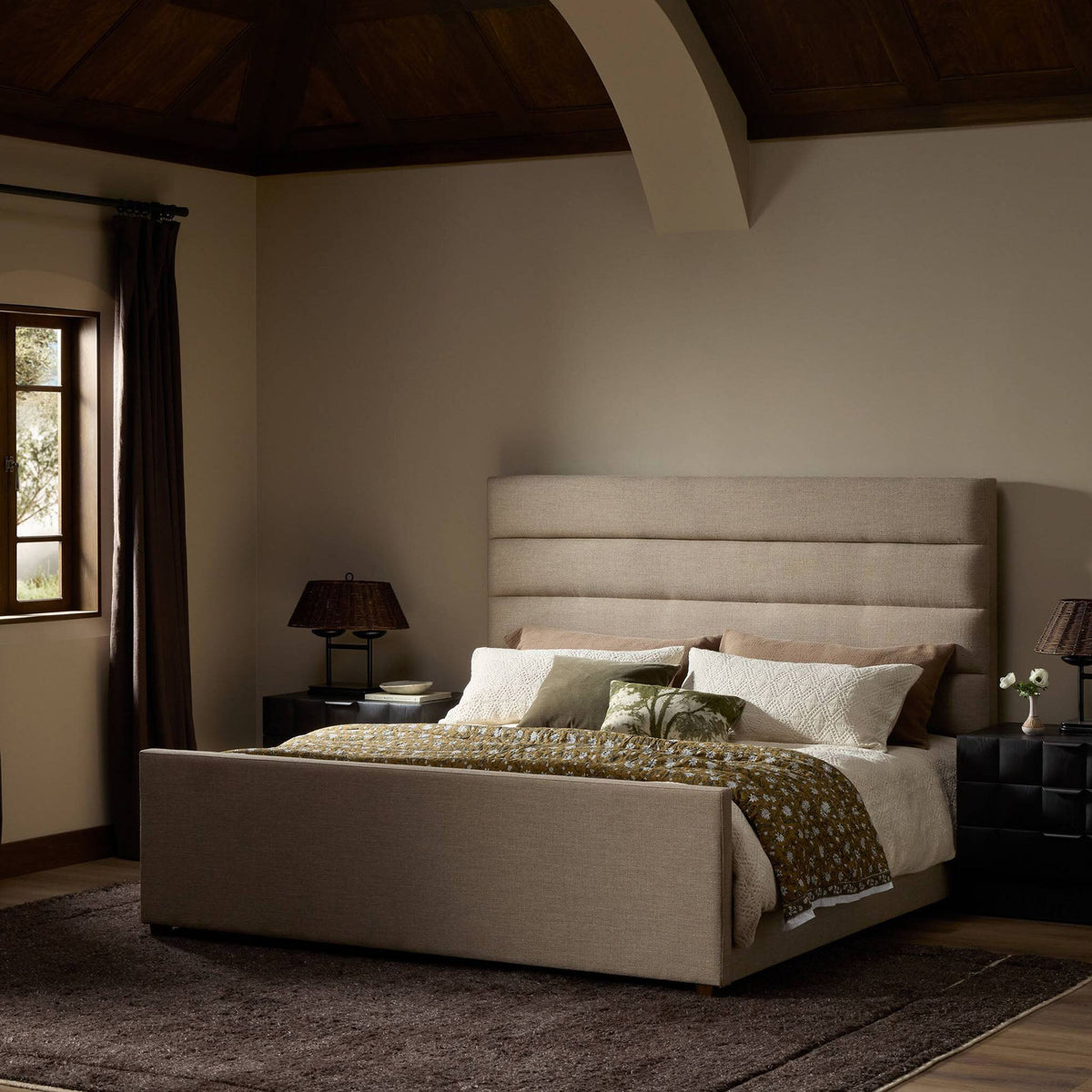 Daphne Bed - Alcala Taupe