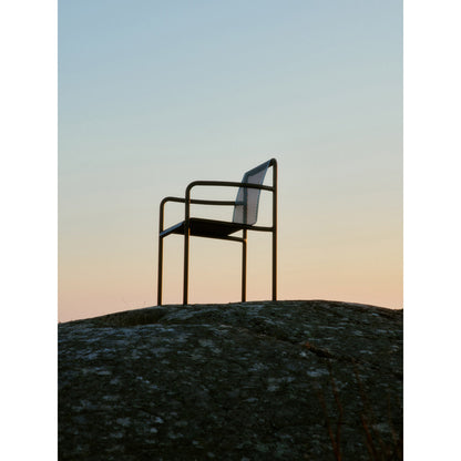 Dapple Chair With Arms - Dark Chocolate