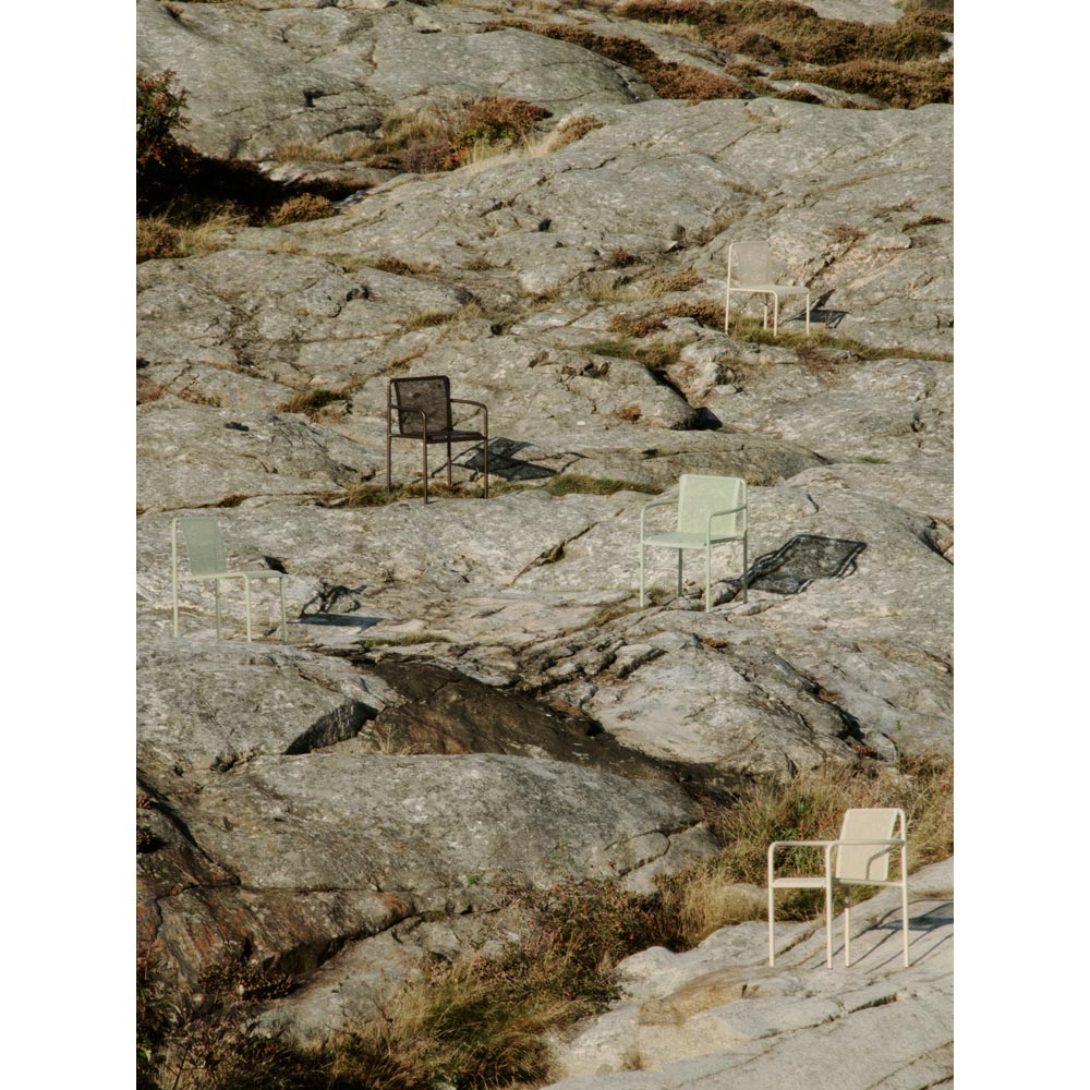 Dapple Chair With Arms - Dark Chocolate
