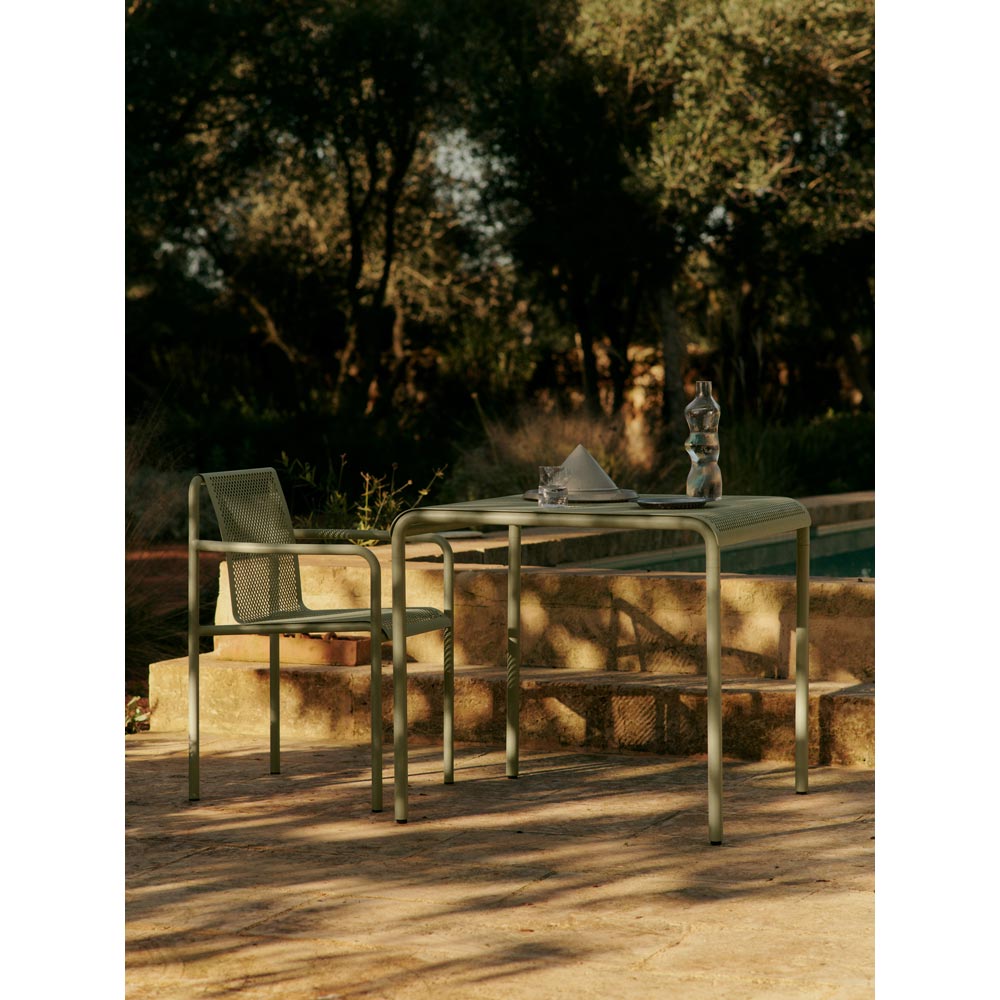 Dapple Chair With Arms - Tea Green
