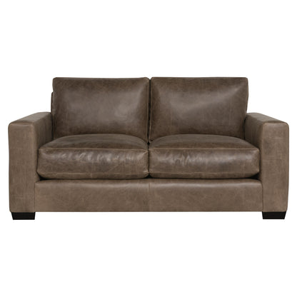 Dawkins Leather Loveseat