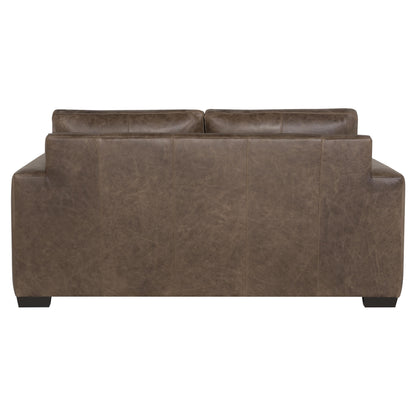 Dawkins Leather Loveseat