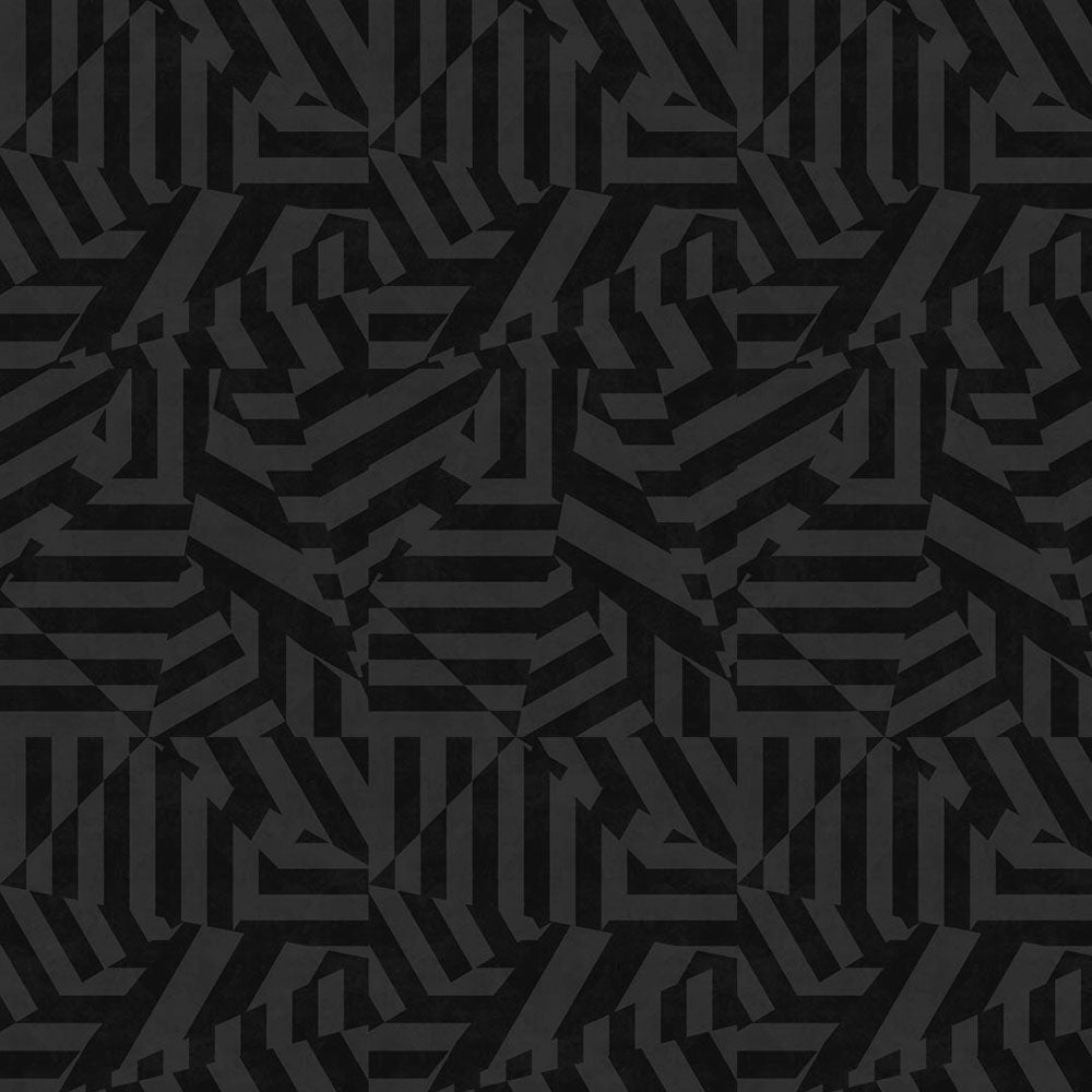 Dazzle Wallpaper - Charcoal