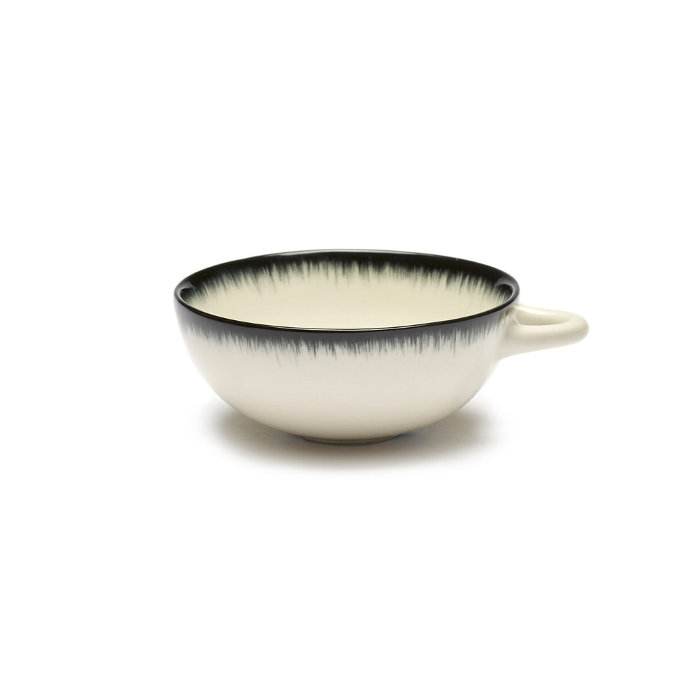 De Set of 4 Espresso Cups Variation A - Off White &amp; Black