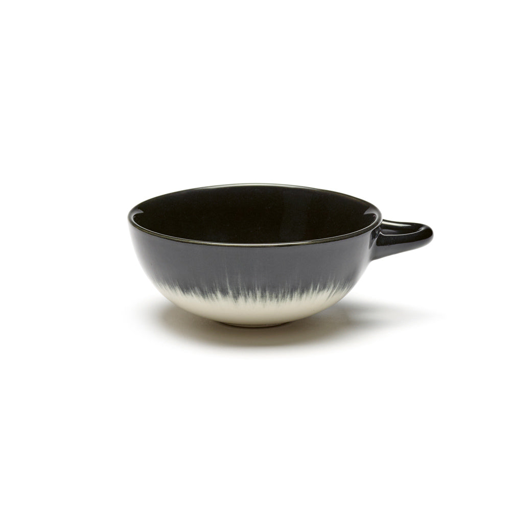 De Set of 4 Espresso Cups Variation B - Off White &amp; Black