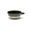 Dé Espresso Cups Variation B - Set of 4, Off White and Black