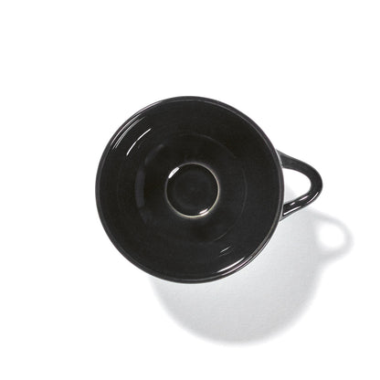 De Set of 4 Espresso Cups Variation B - Off White &amp; Black