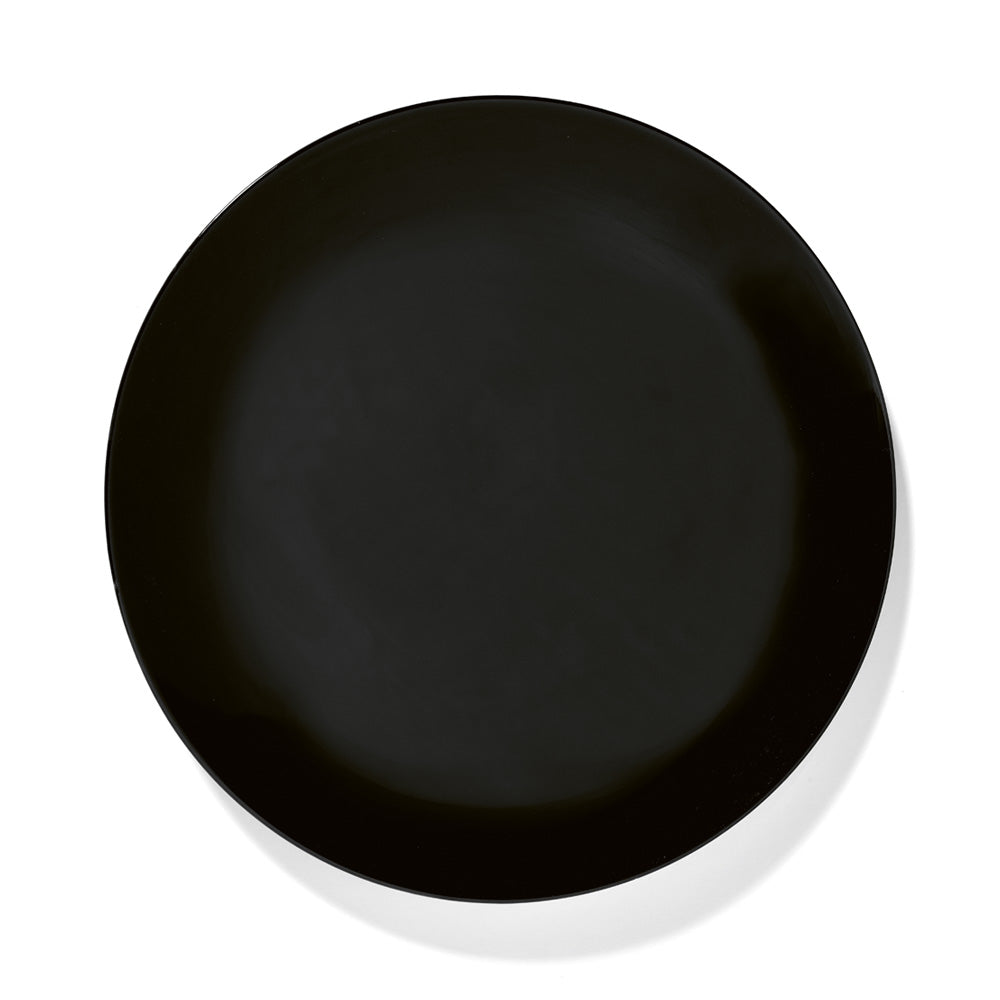 De Set of 4 Plates - Black, 11.02"W