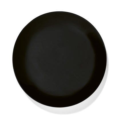 De Set of 4 Plates - Black, 11.02"W