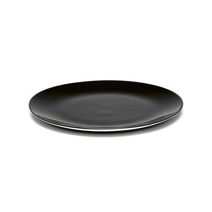 De Set of 4 Plates - Black, 9.45"W