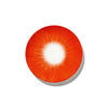 Dé Dessert Plates Variation 5 - Set of 4, Off White and Red