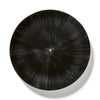 Dé Dinner Plates Variation 6 - Set of 4, Off White and Black