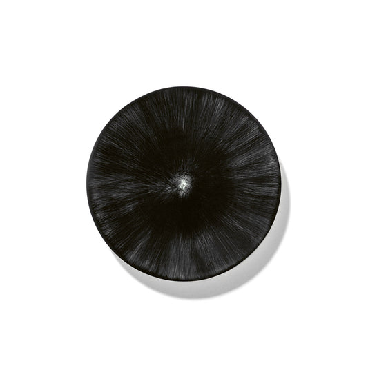 De Set of 4 Plates Variation 6 - Off White &amp; Black, 5.51"W