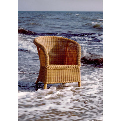 Derby Chair - Gray Cushions, Taupe Rope Frame