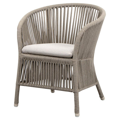 Derby Chair - Sand Seat Cushion, Taupe Rope Frame