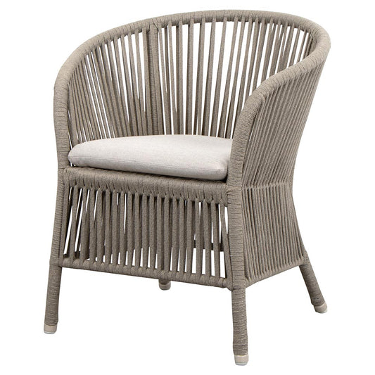Derby Chair - Sand Seat Cushion, Taupe Rope Frame