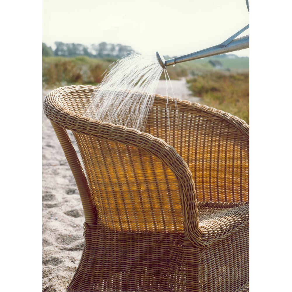 Derby Chair - Taupe Free Seat Cushion, Taupe Rope Frame