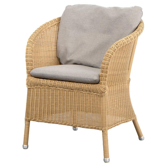 Derby Chair - Taupe Natte Cushions, Natural Weave Frame