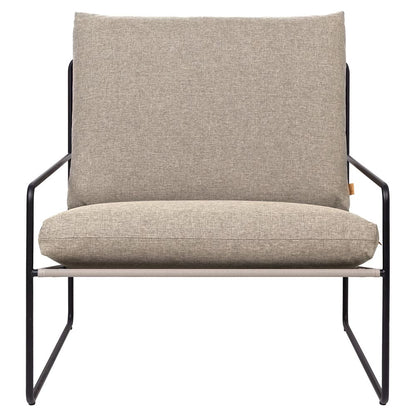Desert 1-seater Dolce - Black, Dark Sand