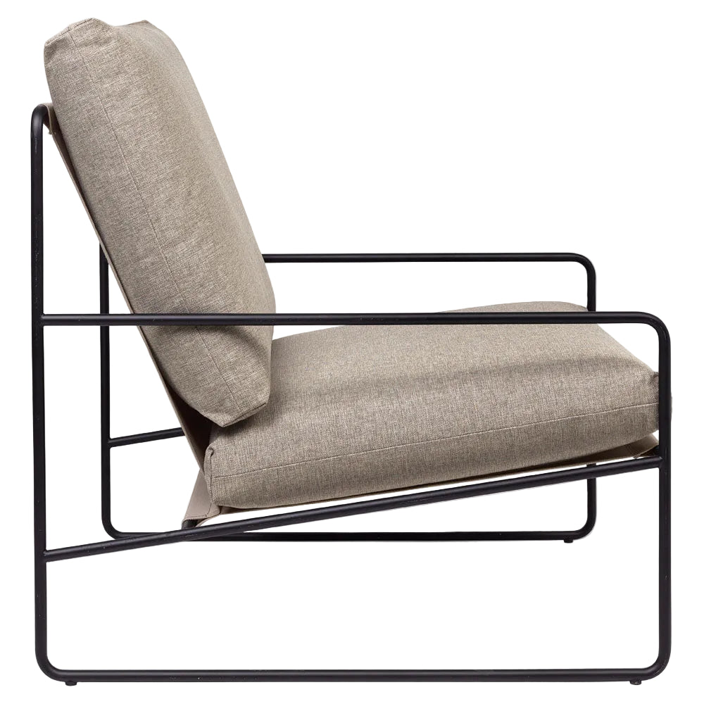 Desert 1-seater Dolce - Black, Dark Sand