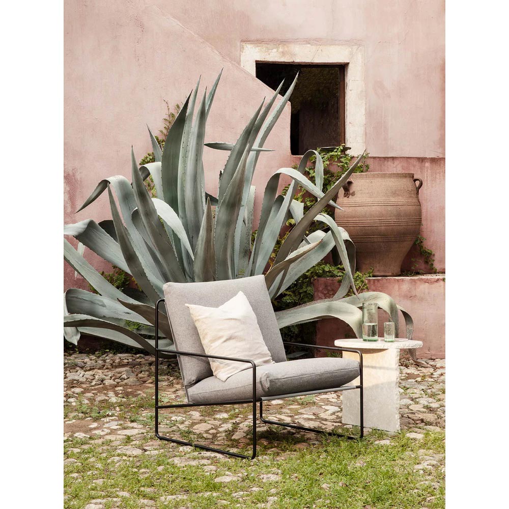 Desert 1-seater Dolce - Black, Dark Sand